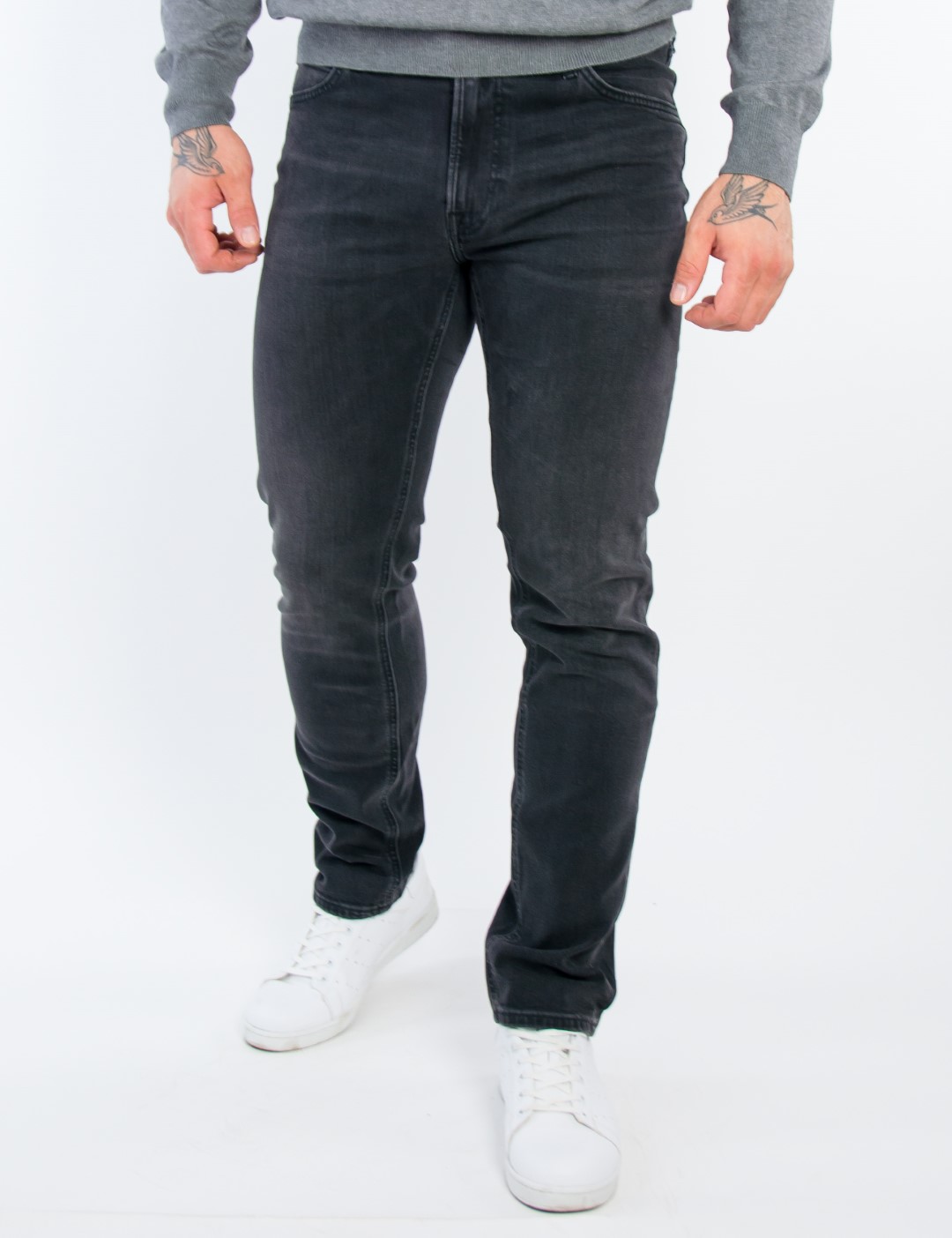 Lee Daren Zip Fly ανδρικό μαύρο τζιν L707ADER φωτογραφία